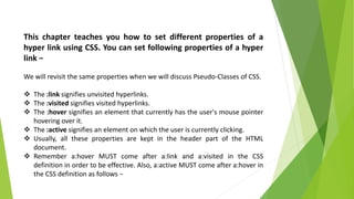 Css links | PPT