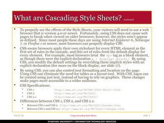 Comprehensive Guide to Using Cascading Style Sheets (CSS) for Web ...