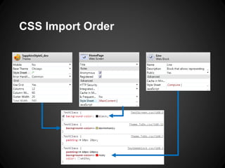 CSS Import Order  