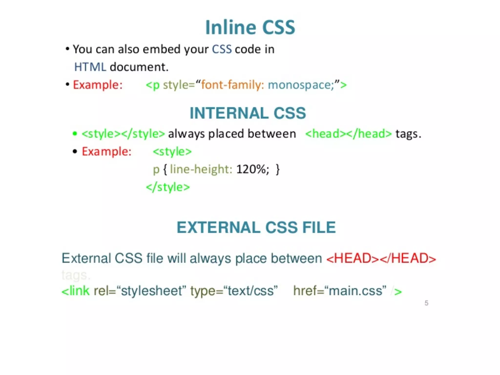 Css structure | PPT