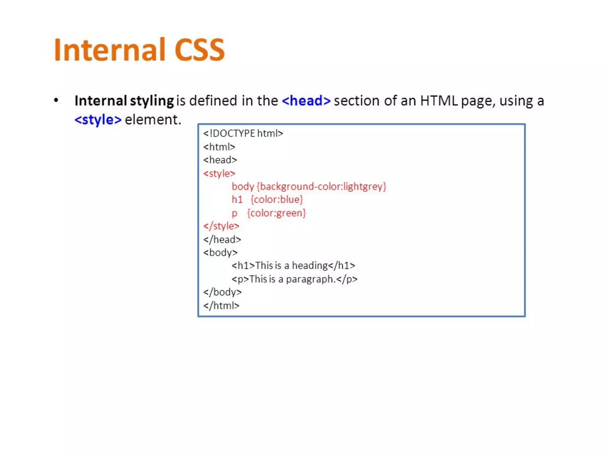 Css structure ppt