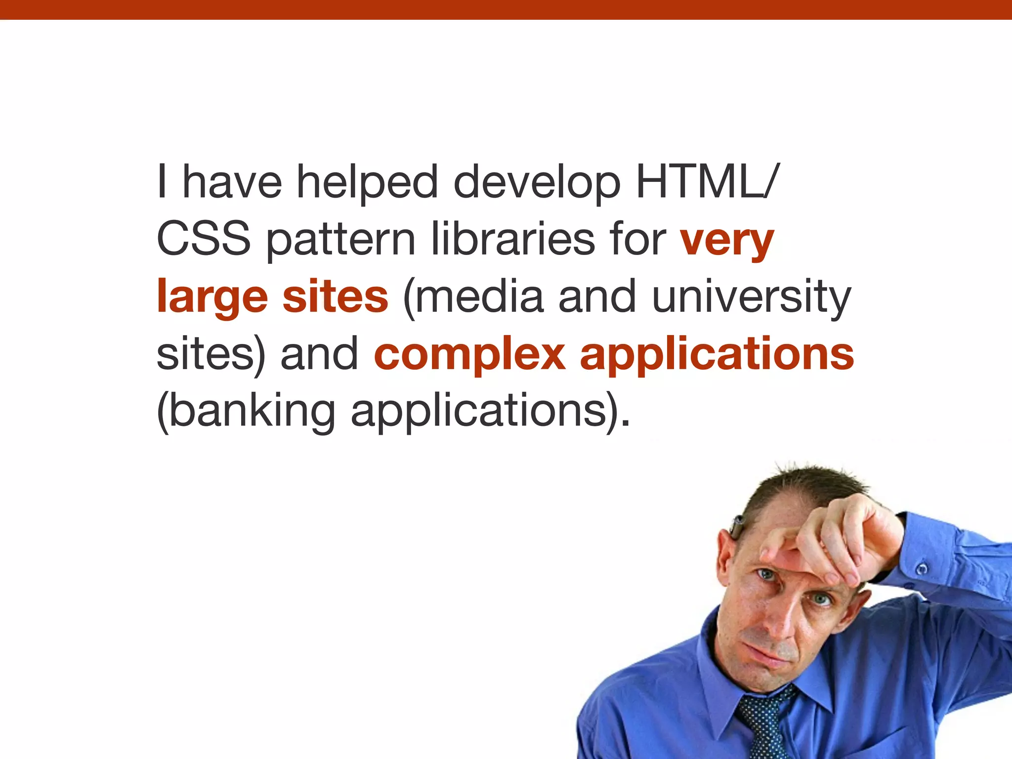 CSS pattern libraries | PPT