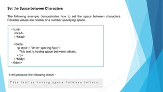 Css text | PPT