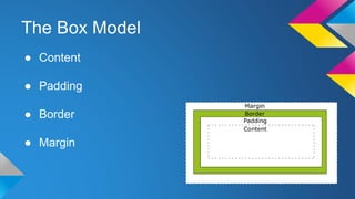 The CSS Box Model | PPTX