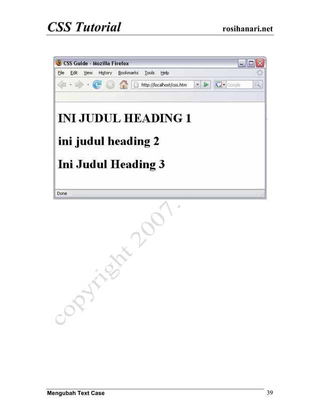 Css tutorial-16 | PDF