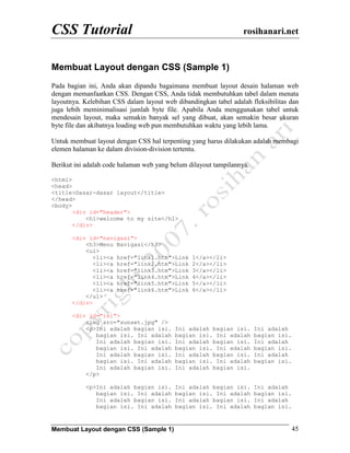 Css tutorial-19 | PDF