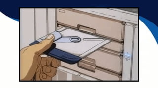 Floppy disksare
widely used in
electronic computers.
A relatively new
medium for data
storage isoptical disk.
 