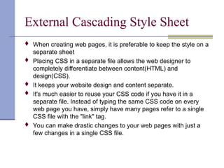 CSS (Cascading Style Sheets)11111111.ppt