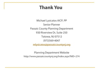 Moving Passiac County - Michael Lysicatos