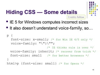Css Font Property Basic Knowldege about CSS Prepared for VV softech solution (2).ppt