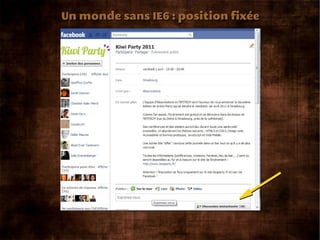 Un monde sans IE6 : position fixée
 