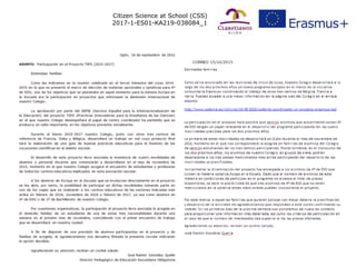 Citizen Science at School (CSS)
2017-1-ES01-KA219-038084_1
 