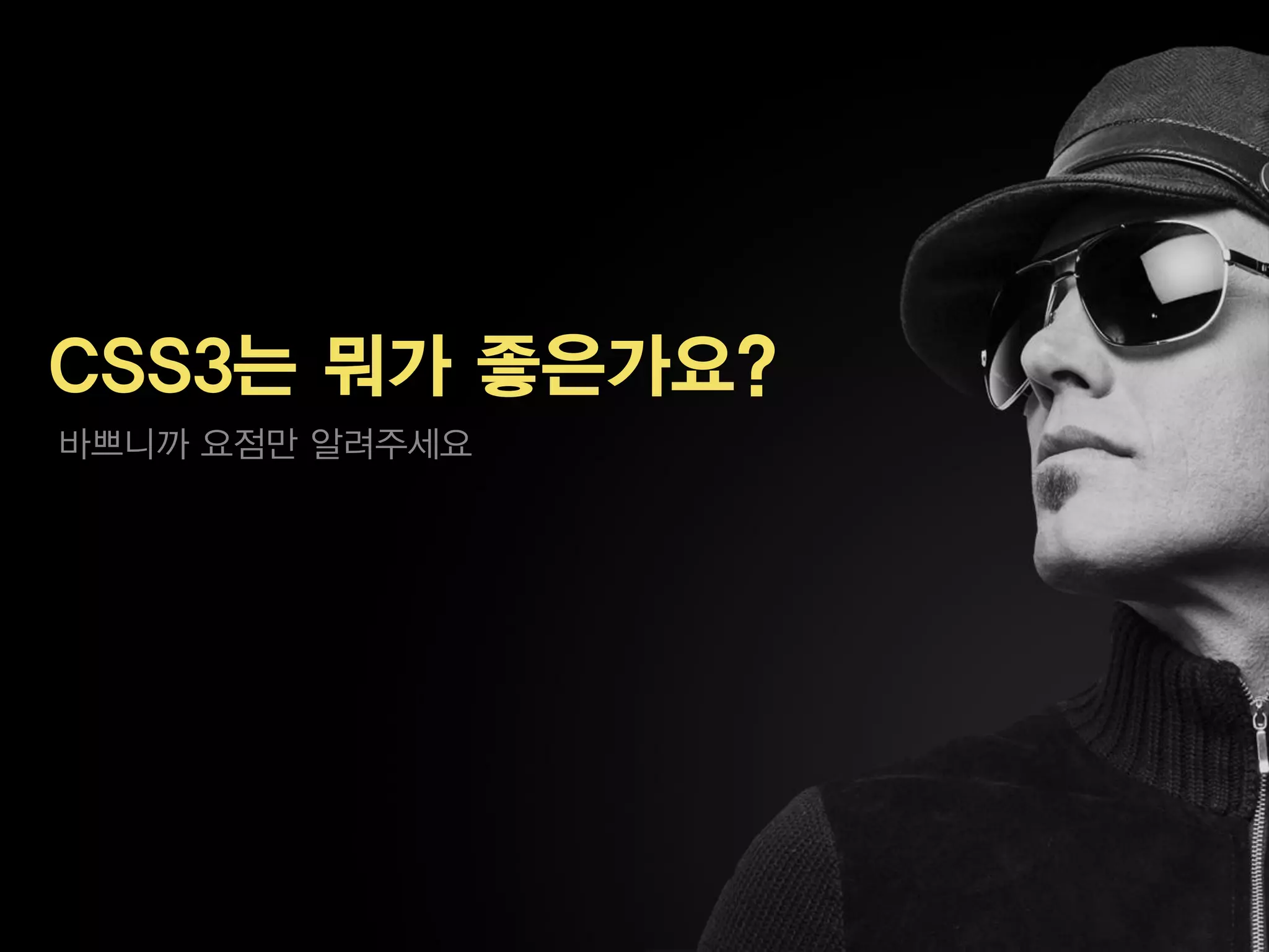 CSS3는 뭐가 좋은가요?
바쁘니까 요점만 알려주세요
 