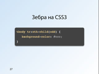 Зебра на CSS3




27
 