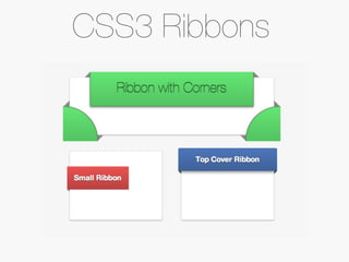 CSS3 Ribbons
 