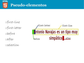 Pseudo-elementos ::first-line 