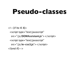 CSS3 + Progressive Enhancement | PPT