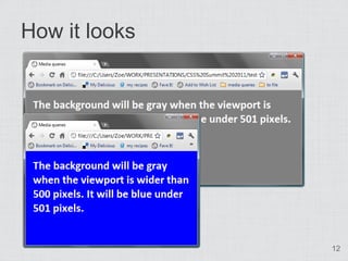 How it looks




               12
 