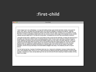 :first-child
 