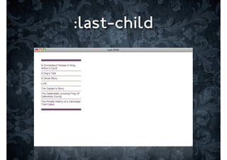 :last-child
 