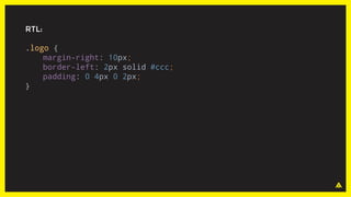 RTL:
.logo {
margin-right: 10px;
border-left: 2px solid #ccc;
padding: 0 4px 0 2px;
}
 