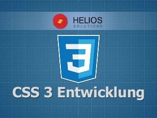 CSS 3 Entwicklung
 