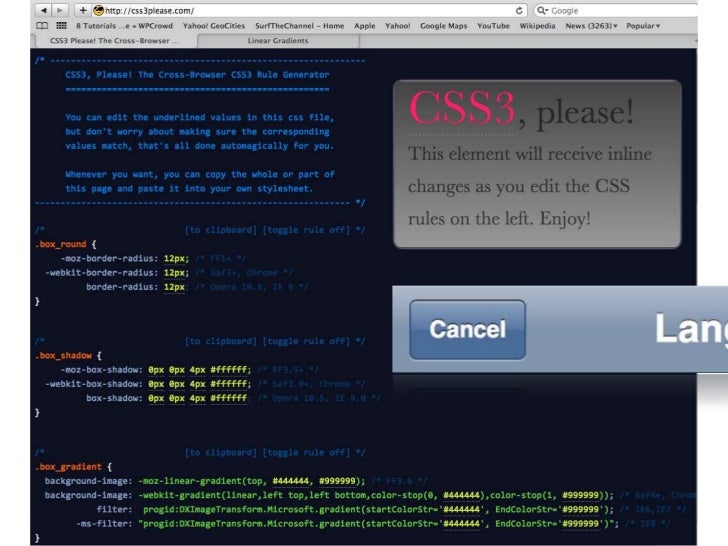 iPhone Web Applications: HTML5, CSS3 & dev tips for iPhone development