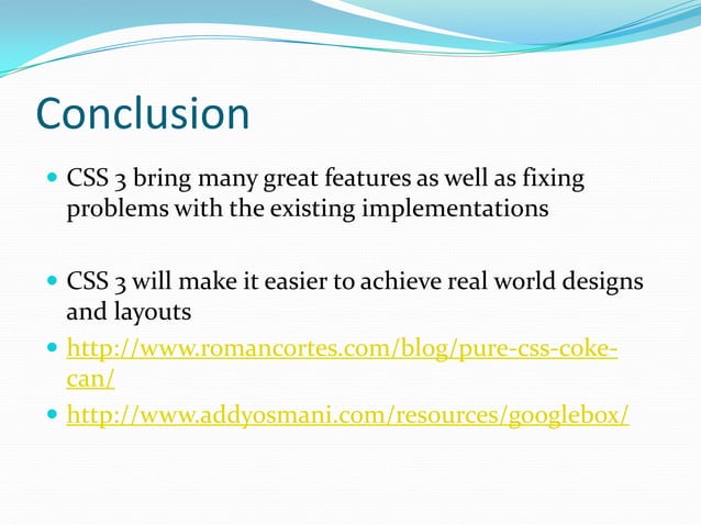 Css 3 overview | PPT