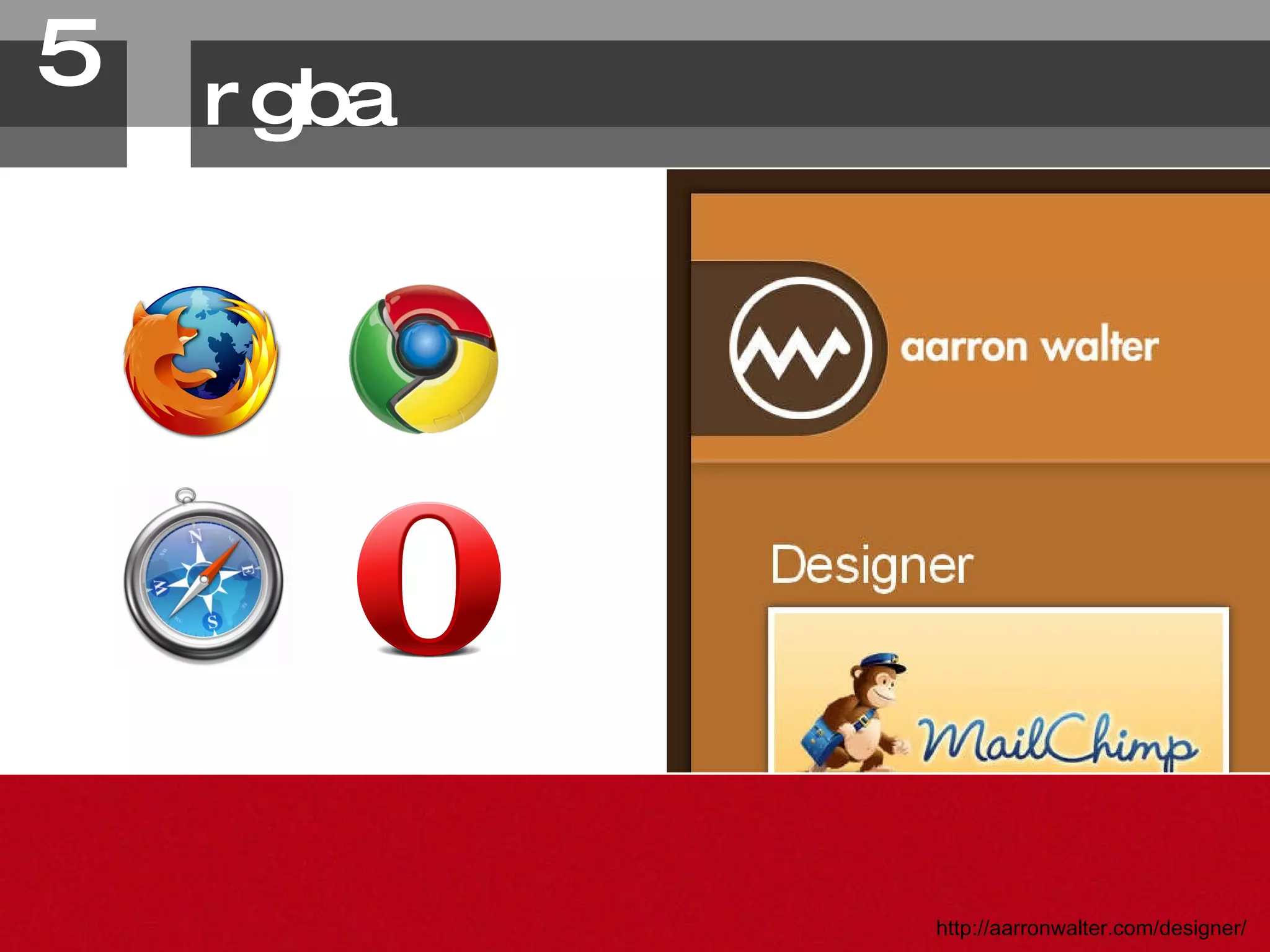 rgba 5. http://aarronwalter.com/designer/ 