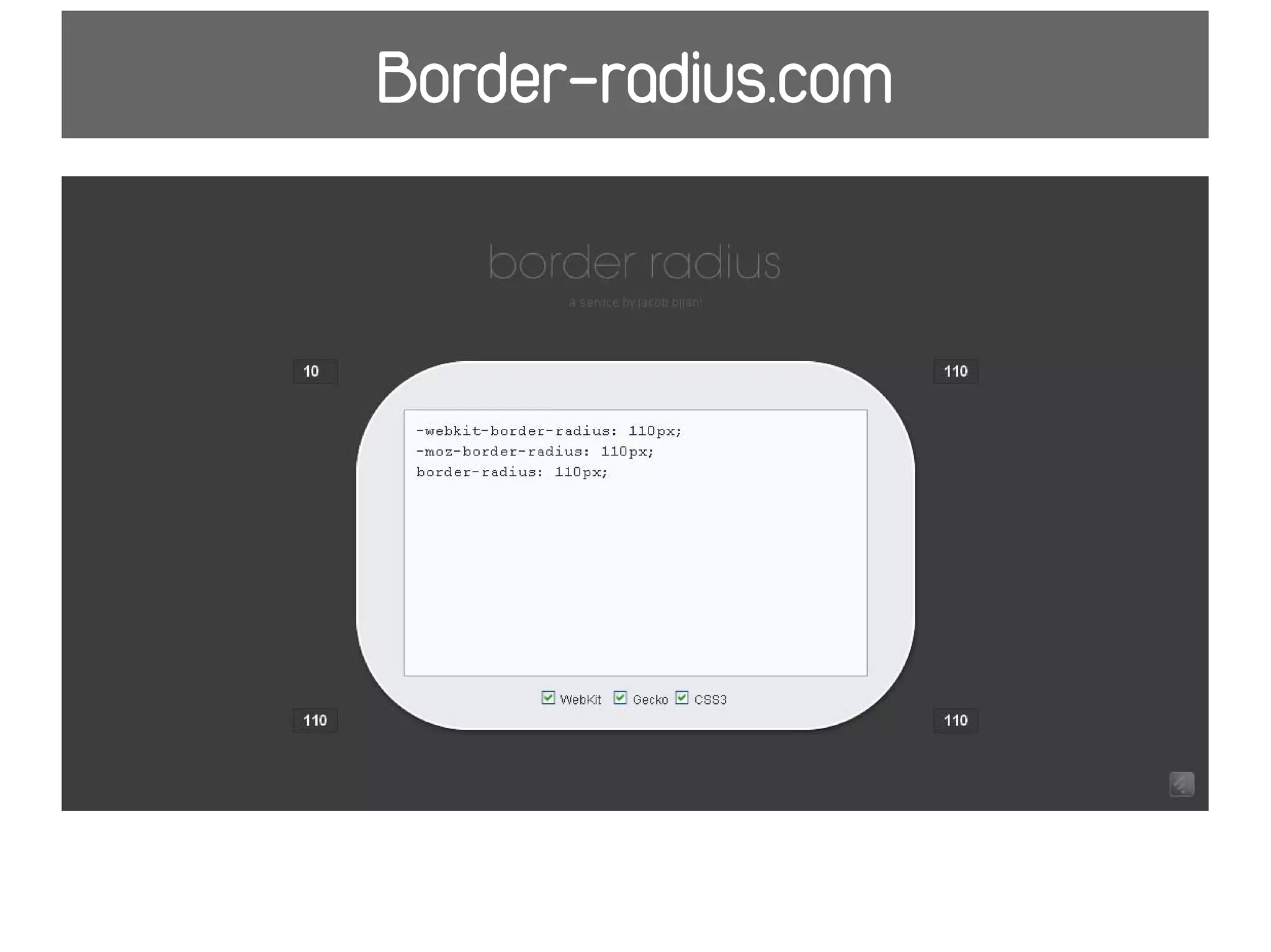 Border-radius.com
 