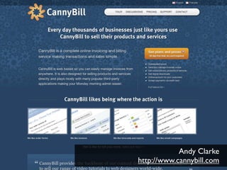 Andy Clarke
http://www.cannybill.com
 