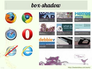 box-shadow




129                http://badassideas.com/work/
 