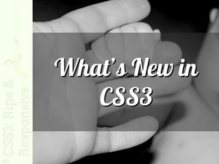 What’s New in
        CSS3

40
 