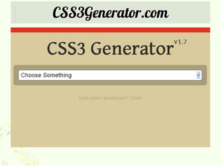 CSS3Generator.com




83
 