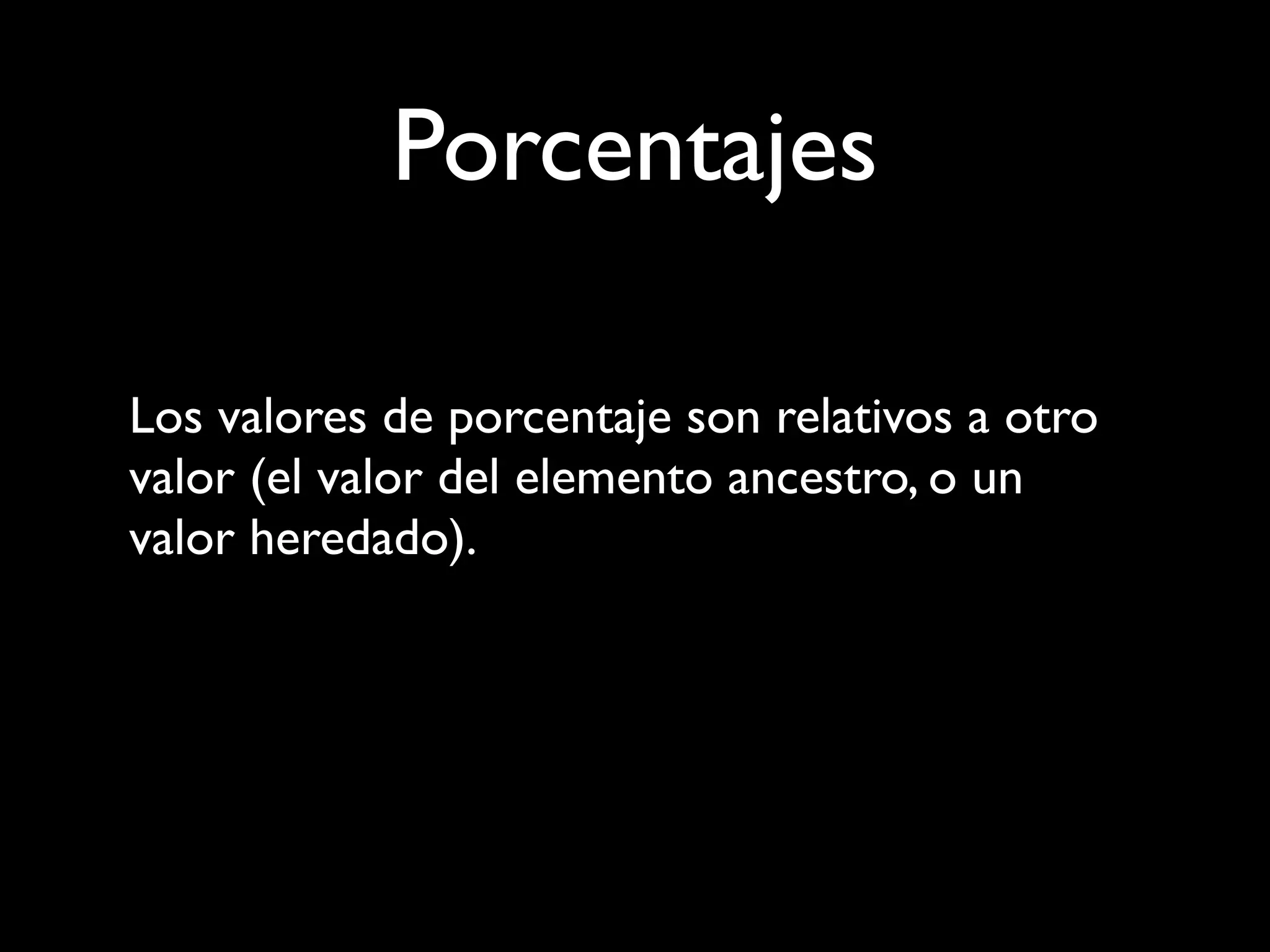 CSS 5 - Unidades y Valores