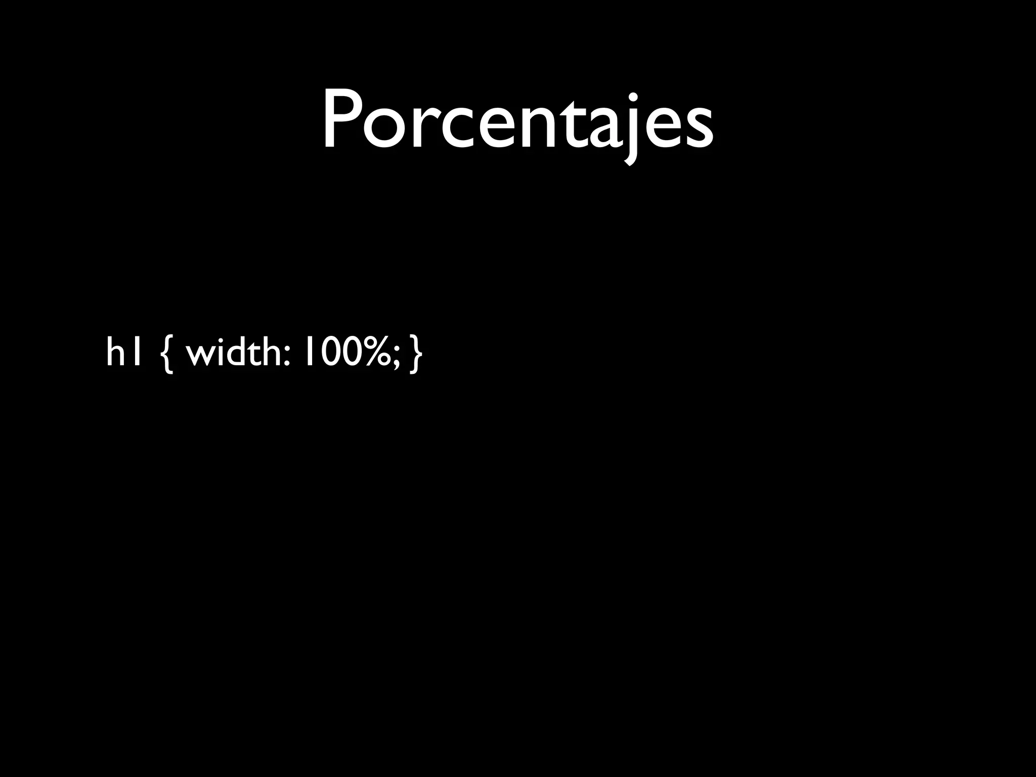 CSS 5 - Unidades y Valores