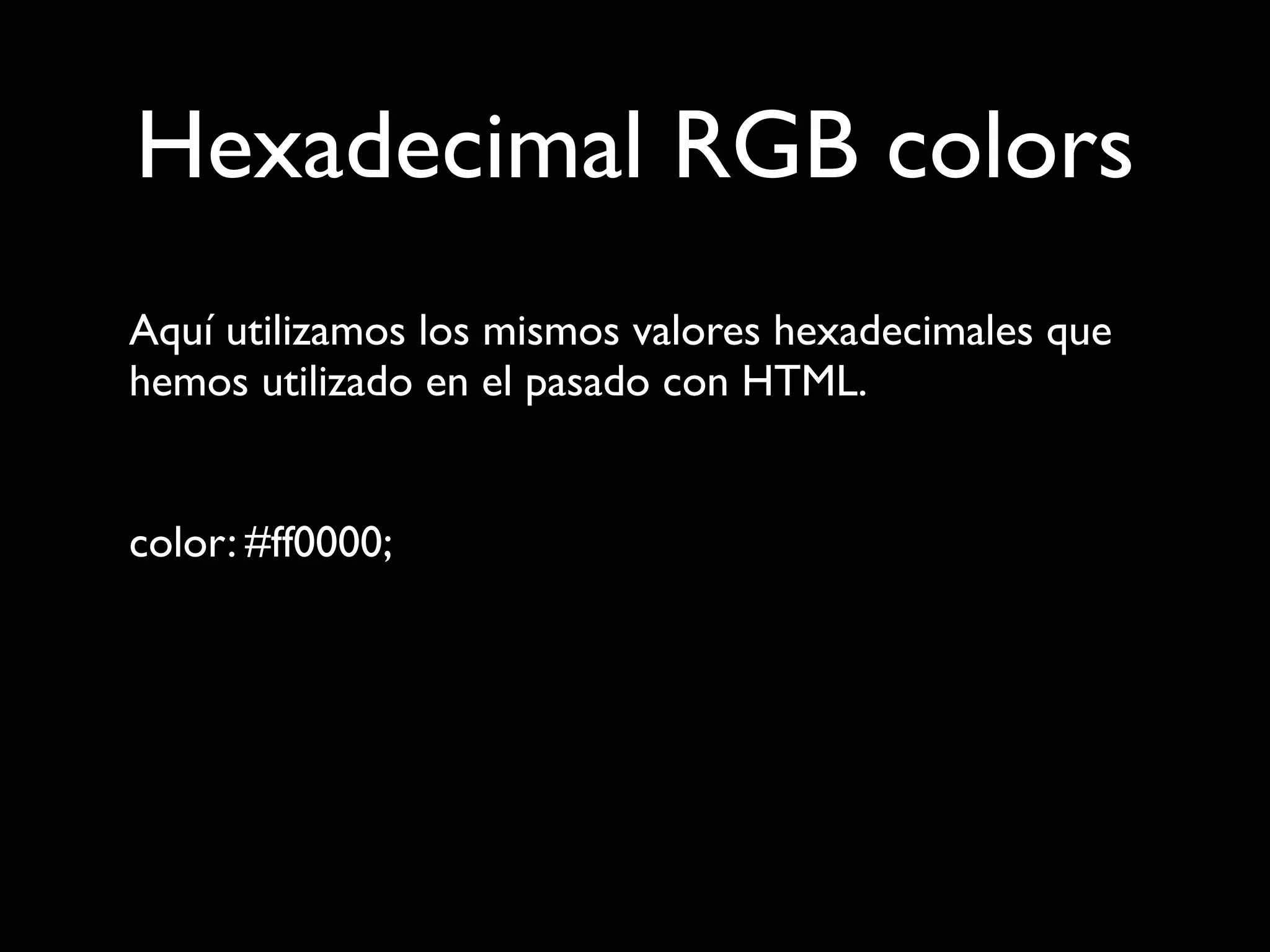 CSS 5 - Unidades y Valores