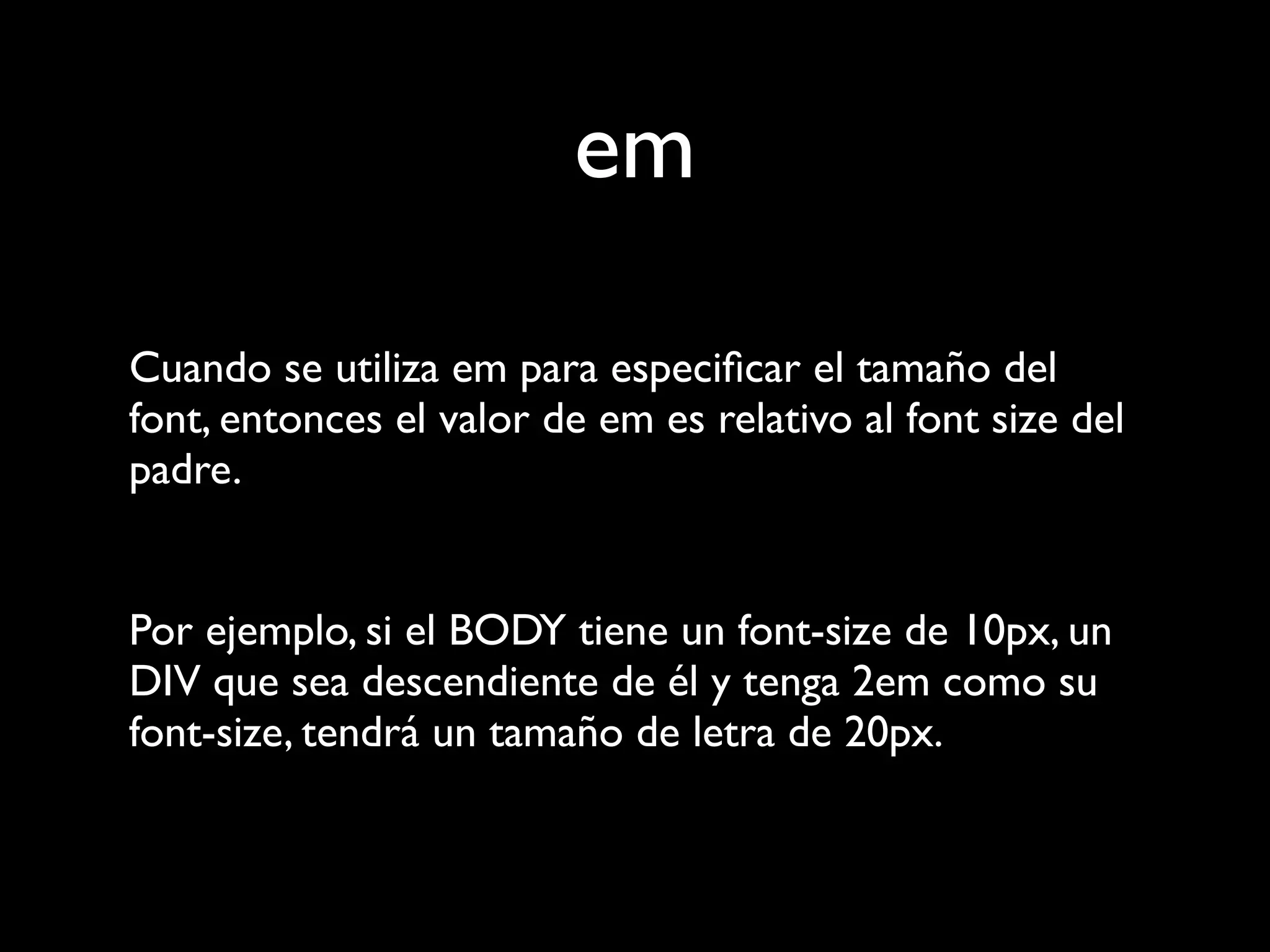 CSS 5 - Unidades y Valores