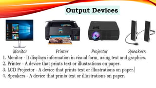 Output Devices
 
