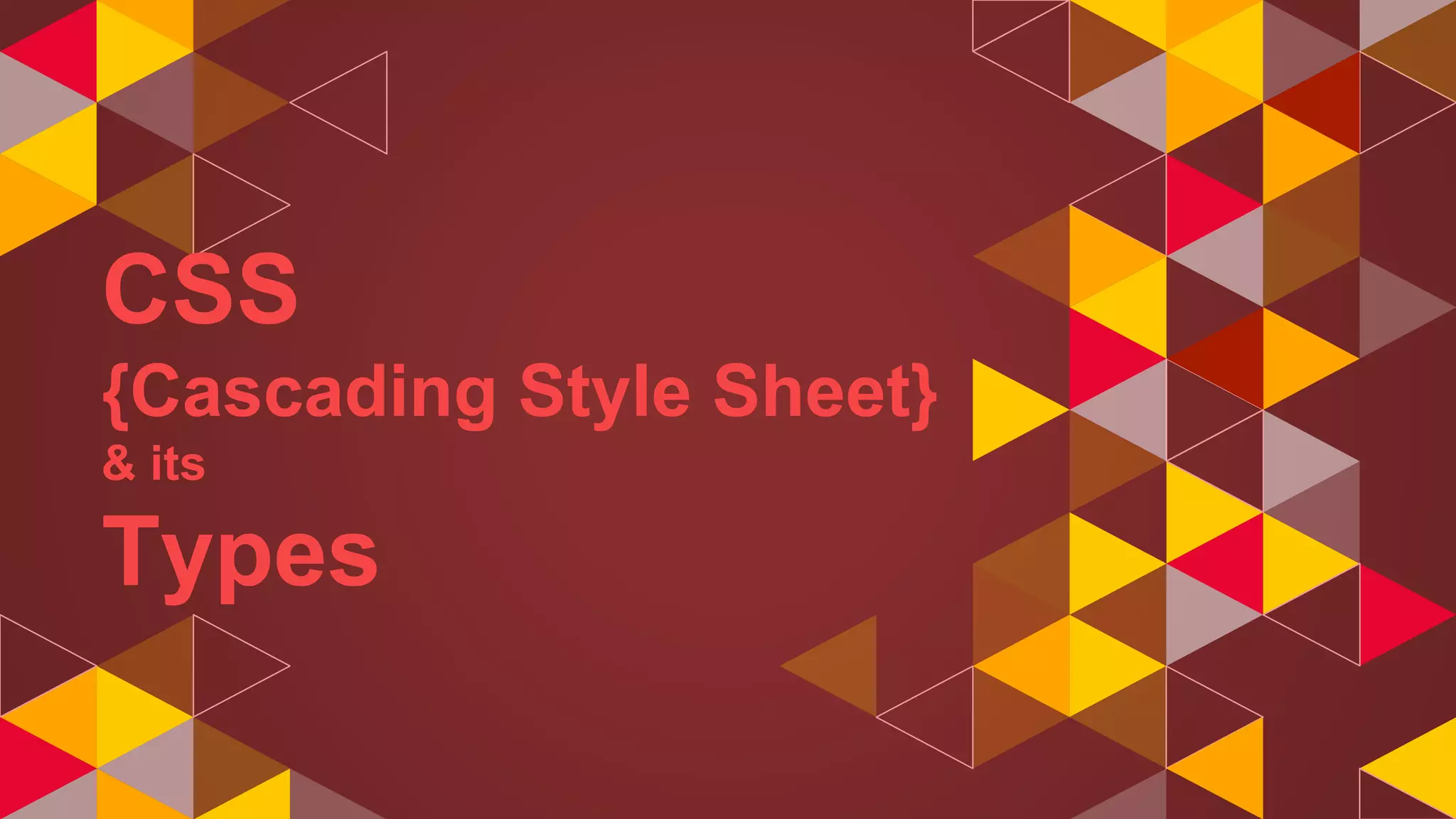 Css And Its Types
