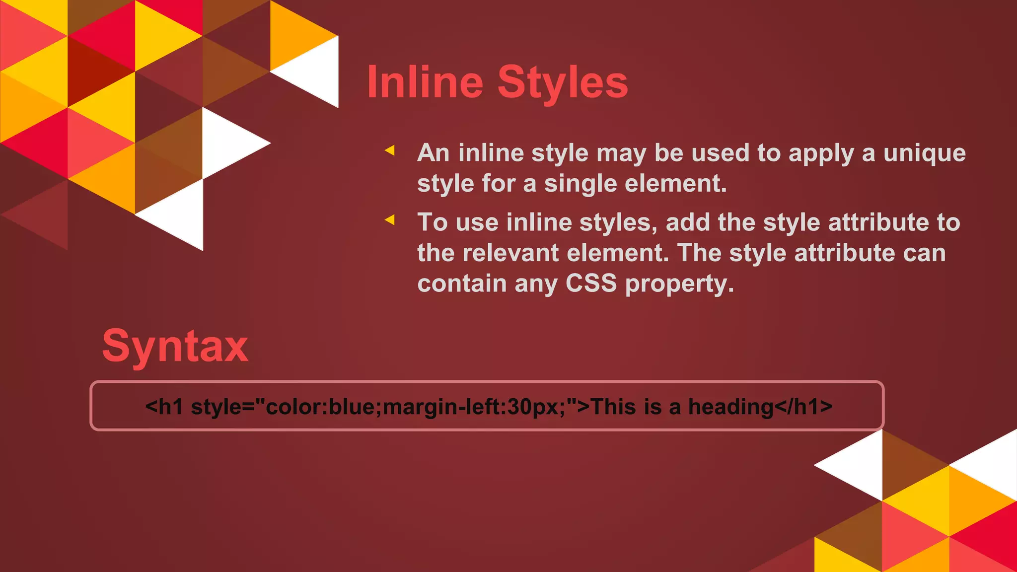 Css and its types | PPTX