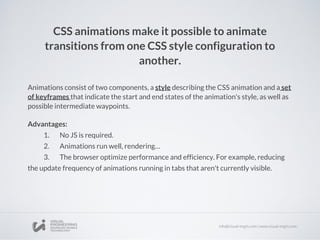 Workshop 18: CSS Animations & cool effects