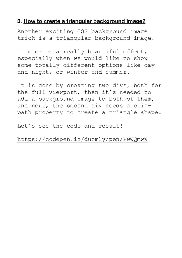 Css background image | PDF