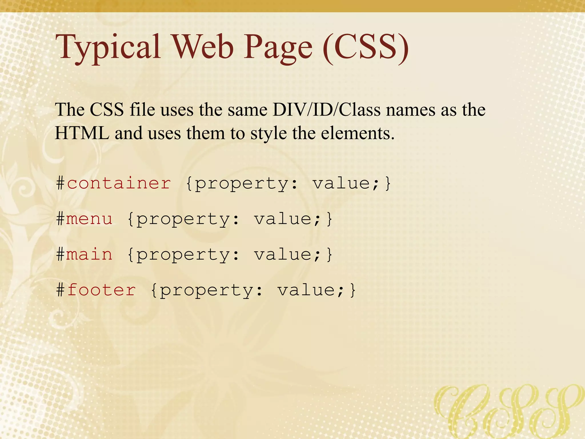 CSS Basics | PPT
