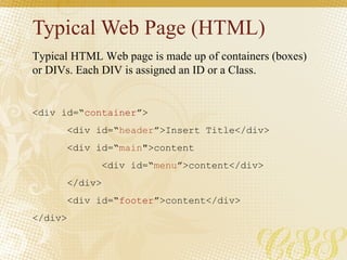 CSS Basics | PPT