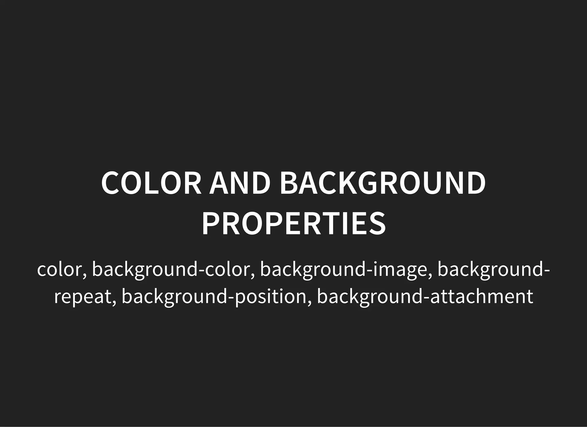 @MEDIA
Associates a set of nested statements, in a CSS block that
is delimited by curly braces, with a condition defined by a
media query.
@media <media­query> {
   /* media­specific rules */
}
 