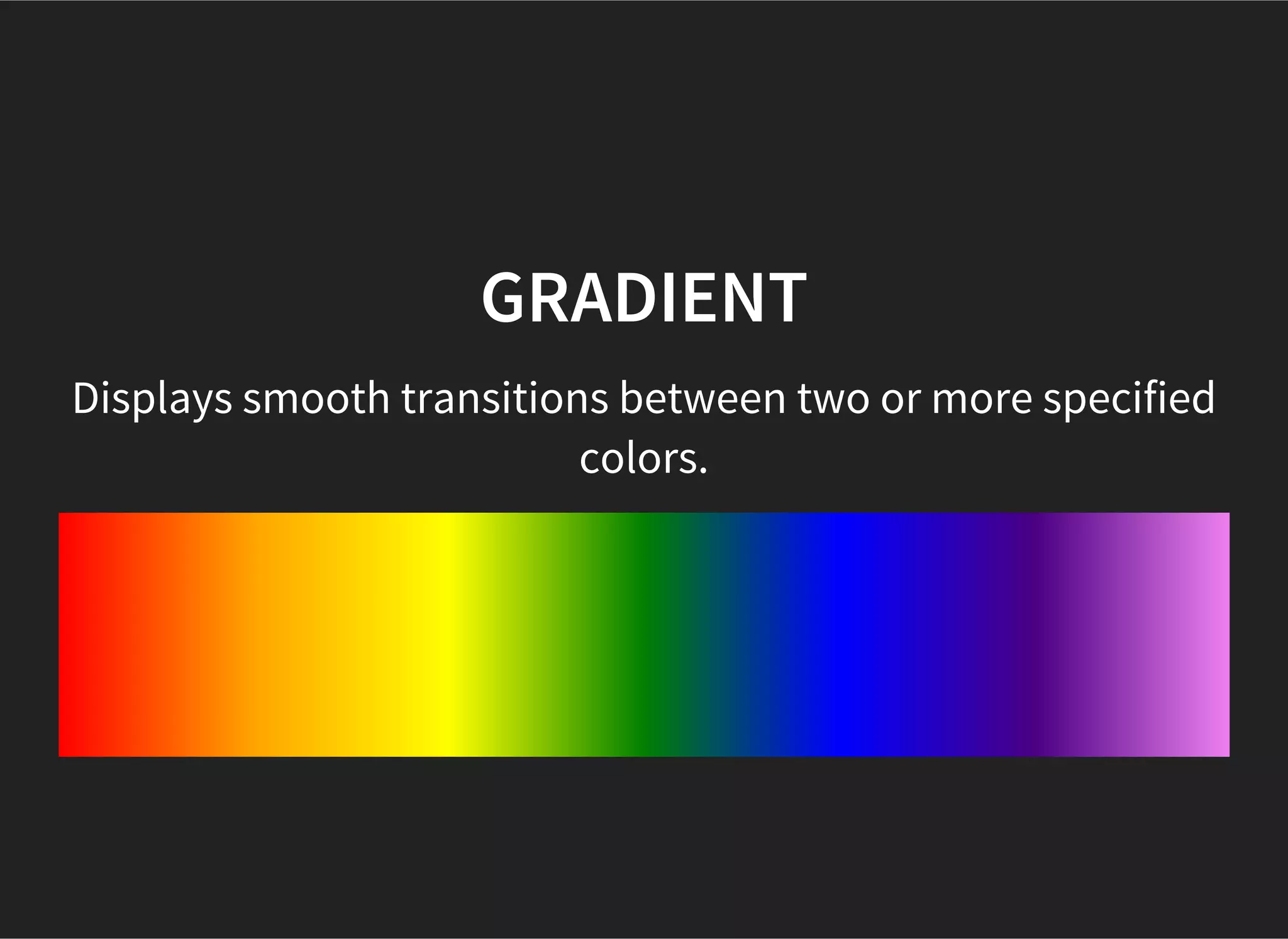 LIST PROPERTIES
list-style-type, list-style-position, list-style-image
 