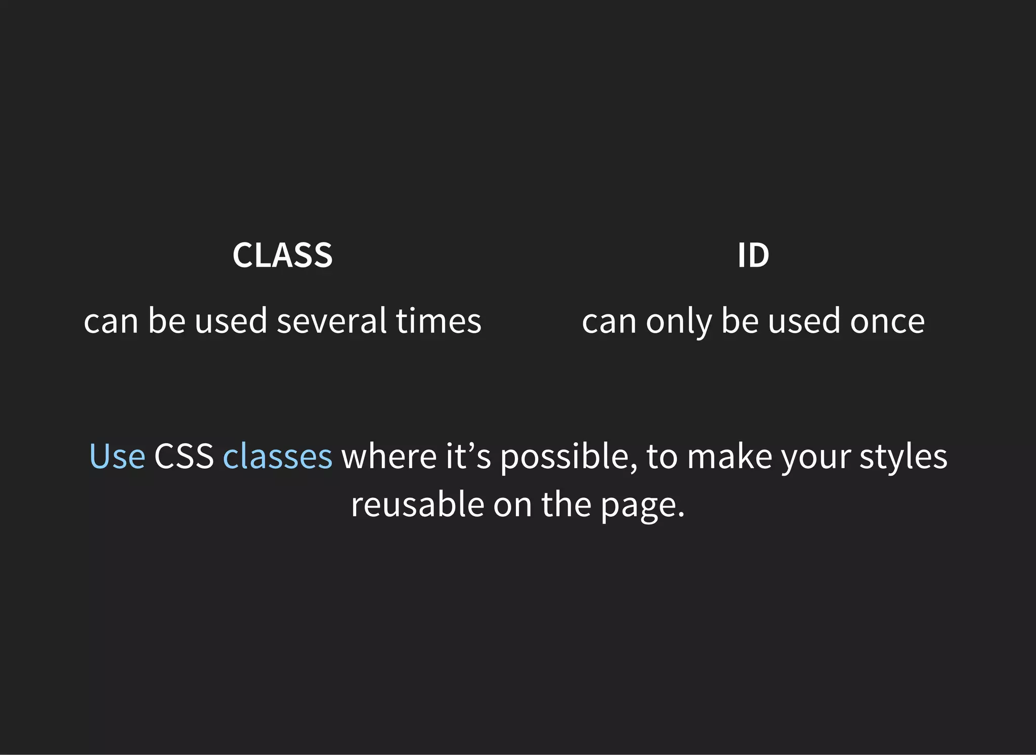 EMBEDDED
<style>
</style>
    
    h2 {
        color: red;
    }
 