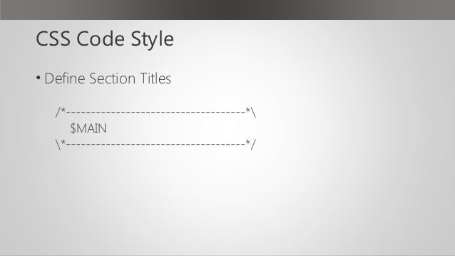 Css best practices style guide and tips