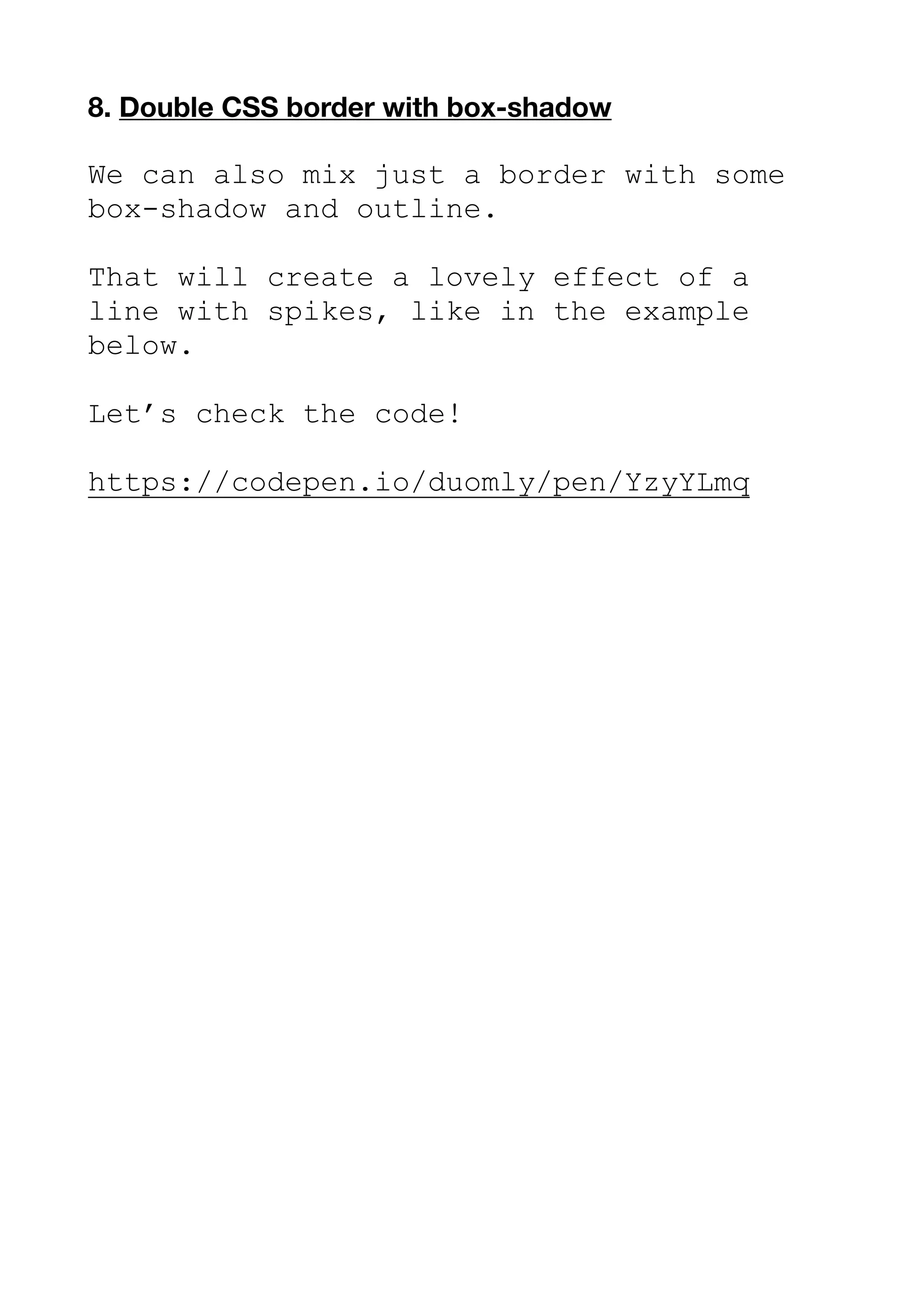 Css border examples | PDF